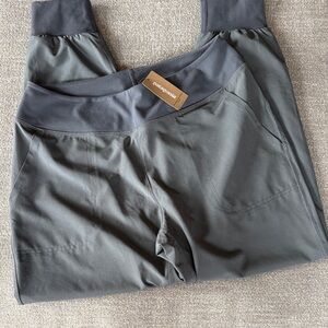 PATAGONIA Happy Hike Studio Pants Joggers Forge Grey NEW Size M